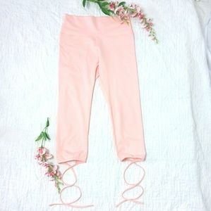 Aerie Leggings Criss-cross Straps Cropped